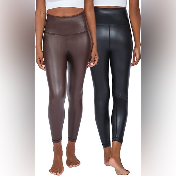 NWT 90 Degree Reflex High Rise Faux Leather Leggings - Picture 11 of 11